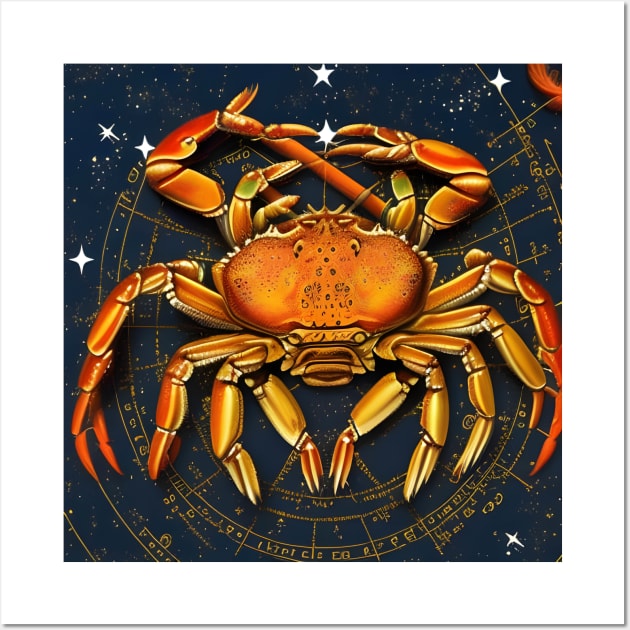 The Crab Wall Art by BlakCircleGirl